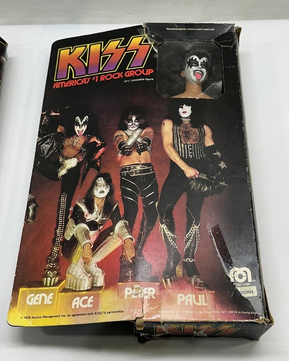Gene Simmons KISS 12" MEGO 1978 Vintage Original COMPLETE w BOX Insert